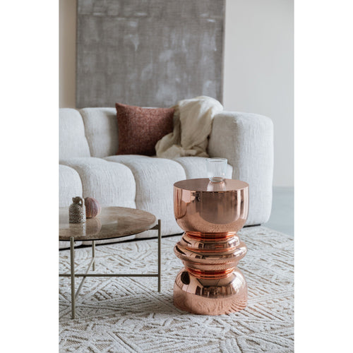 Housecraft Living Kinga Bijzettafel Rond 29.50 cm Koper - vtwonen shop