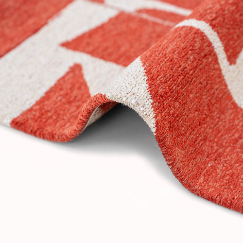 Louis De Poortere vloerkleed Rust - rood - 80x250cm