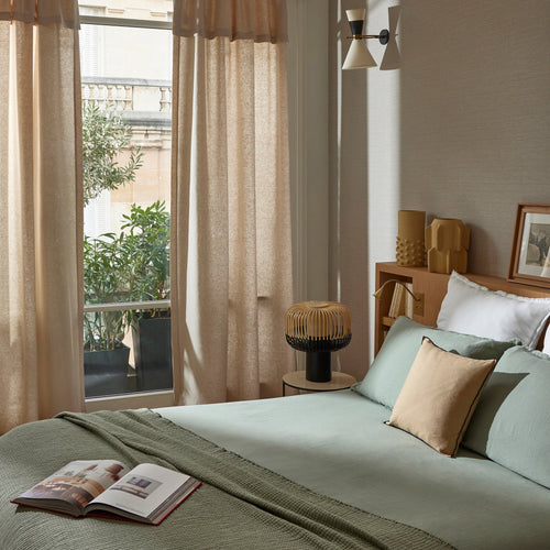 Madura Gordijn Leolino mineraal beige 200x290 cm