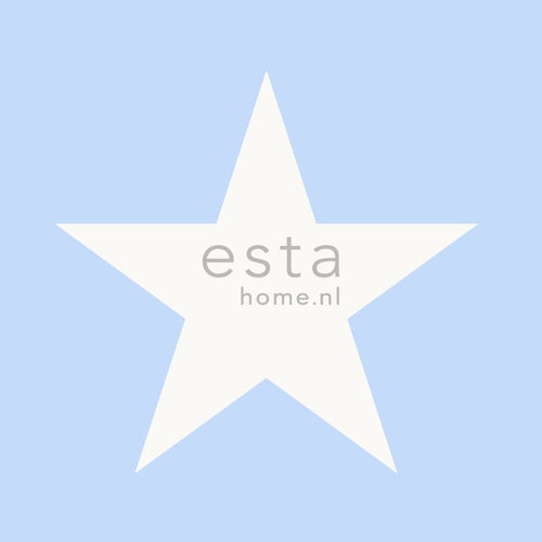 ESTAhome behang sterren lichtblauw - 53 cm x 10.05 m - 138707