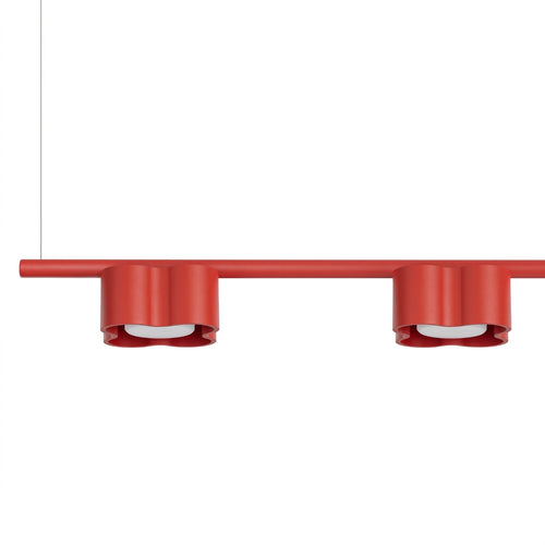 Sollux Lighting Kroonluchter OVIO 4 rood Gx53 - 122x12x208cm