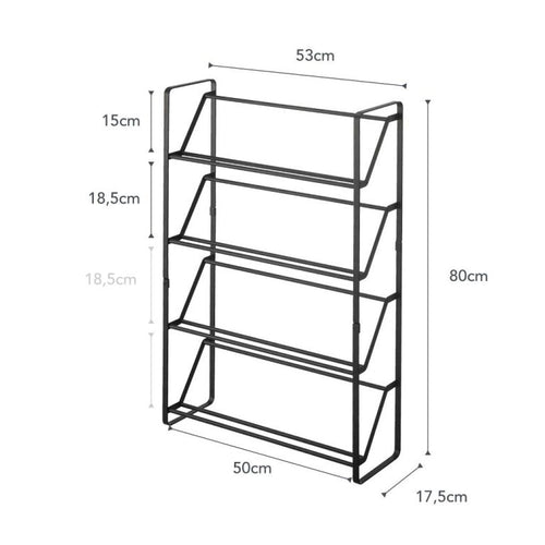 Yamazaki Schoenenrek - 4 niveaus - Slim - Zwart - vtwonen shop