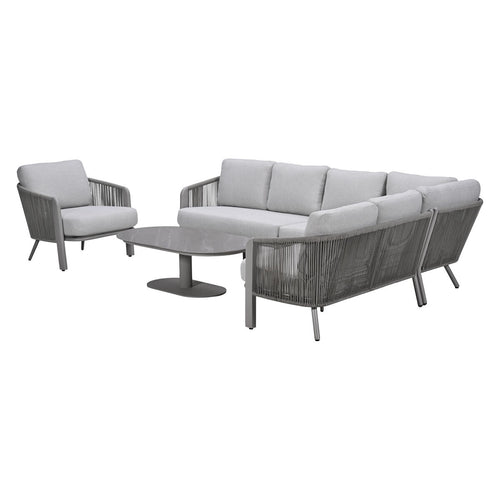 Garden Impressions Loungeset Ryan hoek 6-delig - taupe