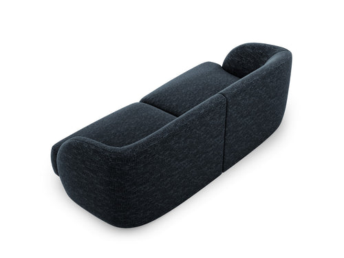 Micadoni Bank Miley 2-zits, chenille, koningsblauw - 90x180x70cm
