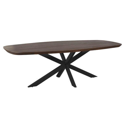 Starfurn  eettafel Madison - zwart - 100x200x76cm - vtwonen shop