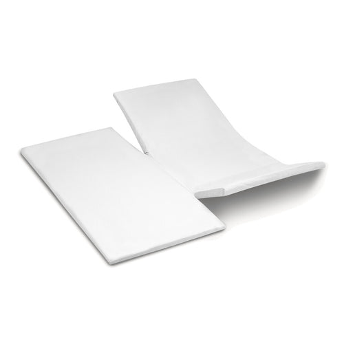 Cinderella - Hoeslaken Weekend topper double split 15 cm - 180x210 cm - Wit