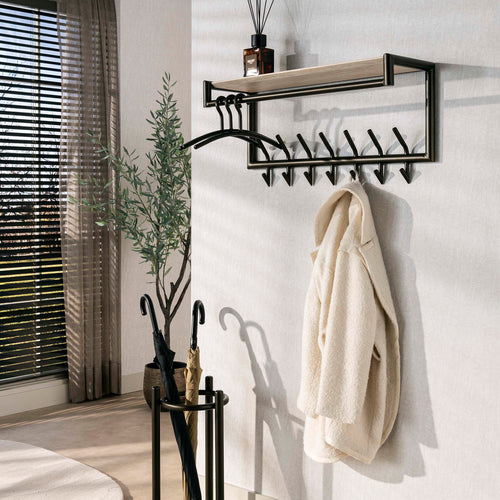 Giga Living Kapstok Terra - Travertin - 85x27x40cm