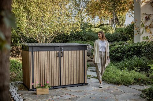 Keter Venetian Opbergkast 2020L - 190x109x132,5 cm - Bruin - vtwonen shop