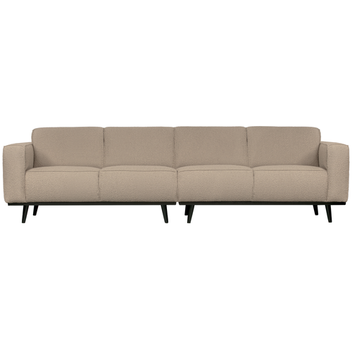 WOOOD 4-zits bank Statement - Bouclé - Beige - 77x280x93 - vtwonen shop