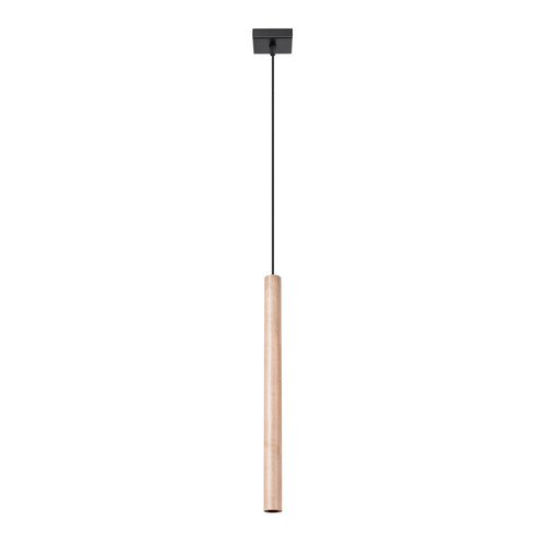 Sollux Lighting Hanglamp PASTELO 1 hout - 3,5x3,5x120cm