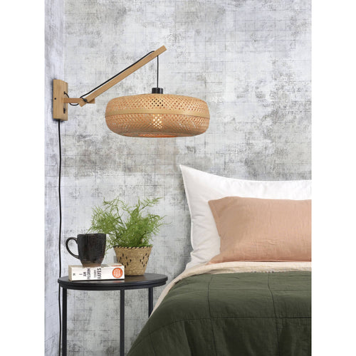 GOOD&MOJO wandlamp Andes - bruin - Ø40cm - vtwonen shop