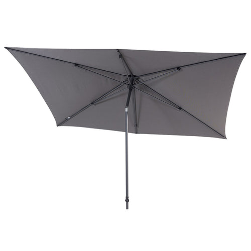 4 Seasons stokparasol Azzurro Charcoal 200x300 cm solefin