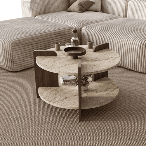 Calicosy - MILO Salontafel - Naturel - 70x70x45 cm