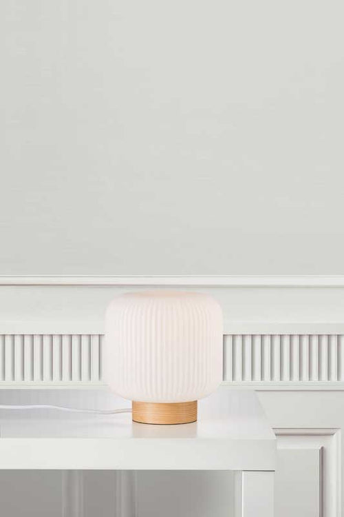 Nordlux Milford Tafellamp - Ø20cm - E27 - Naturel - vtwonen shop
