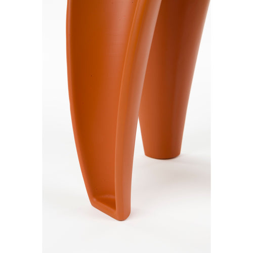 Bold Monkey Hactua Bijzettafel Rond 40 cm Glas - Oranje - vtwonen shop