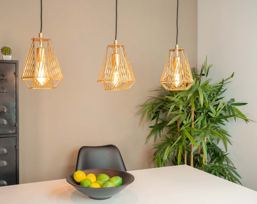 EGLO hanglamp Stype - e27 - 96 cm - goud - vtwonen shop