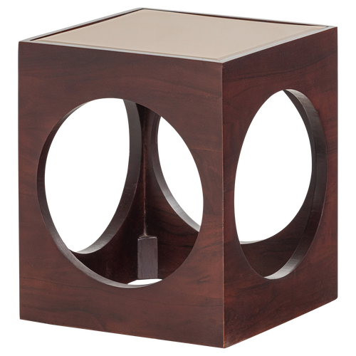 WOOOD bijzettafel Trax - Acaciahout - Bruin - 45x37x37