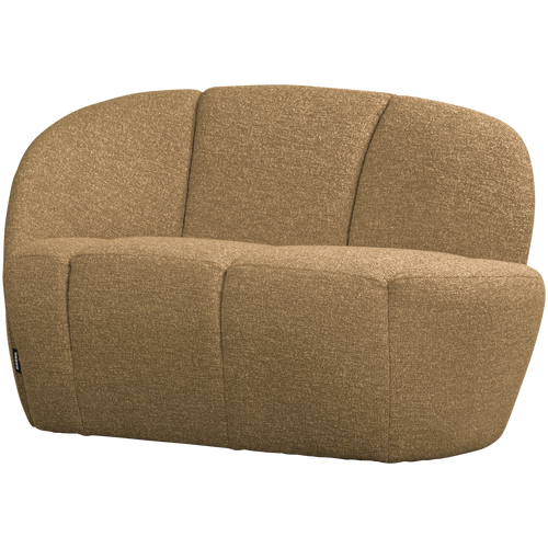 WOOOD 2-zits bankje links Mojo - Polyester - Geel/Bruin Melange - vtwonen shop