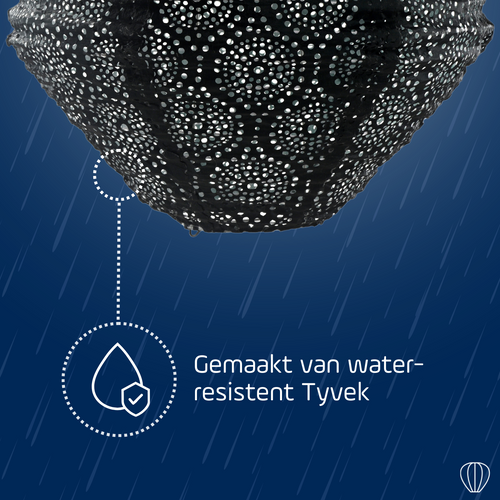 Lumiz solar lampion - occult can - 30 cm - groen