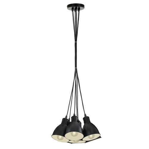 EGLO hanglamp Priddy - e27 - ø 35 cm - zwart/wit - vtwonen shop
