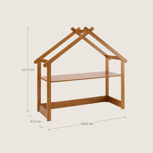 Petite Amélie Kinderbureau Haus maison - 121,50 cm - Walnuss - vtwonen shop