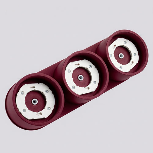 Sollux Lighting Plafondlamp MODO 3 bordeaux Gx53 - 32,4x10,4x8,2cm