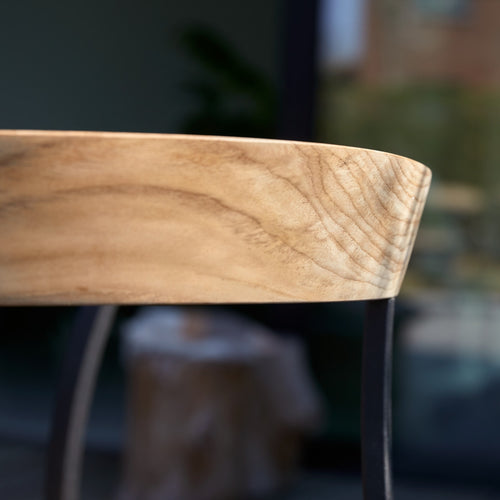 Tikamoon Arco - Tuinstoel in massief teak en aluminium - Naturel