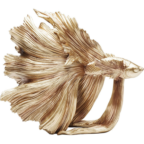 Kare Design Woonaccessoires betta vissen 34cm goud - vtwonen shop