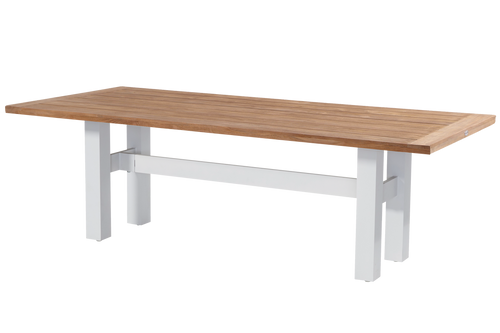 Hartman Tuintafel Sophie Yasmani - Naturel/Wit Teakhout - 240x100x76cm