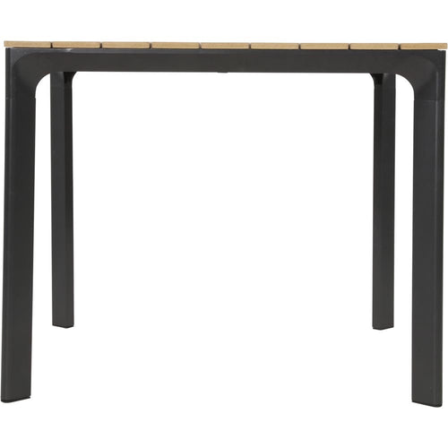 Lesli Living tuintafel Arezzo - zwart - 90x90x74cm