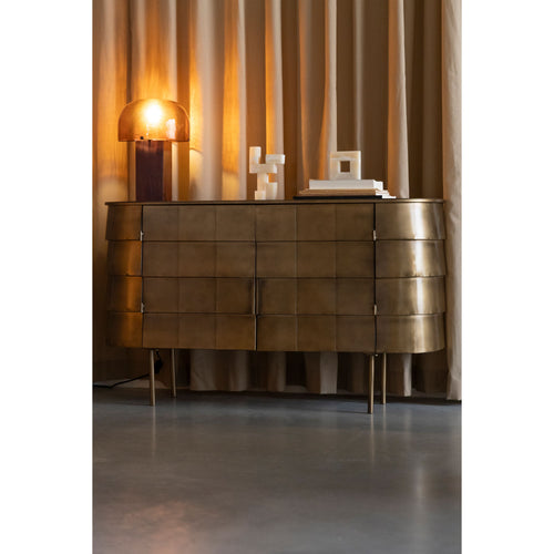 Dutchbone Hanna Dressoir/ Wandkast 117 cm - Goud