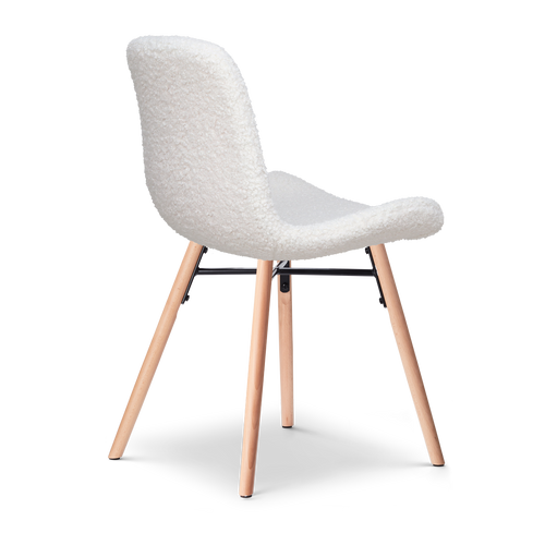 Nolon Nena-Fé Eetkamerstoelen Set van 2 - Teddy Wit - Hout