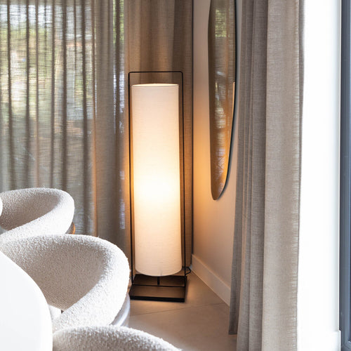 Atmooz vloerlamp Ralph - zwart - Ø 30 x H 120 cm - E27
