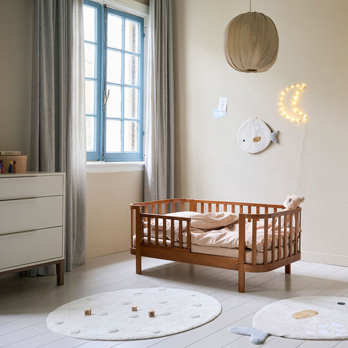 Petite Amélie Ovaal peuterbed Cocoon  - 70x140 cm - Premium Cocoa - vtwonen shop