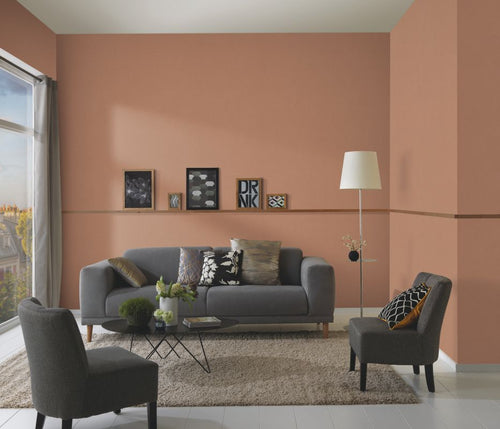 Erismann behang effen bronze - 53 cm x 10.05 m - 661555 - vtwonen shop