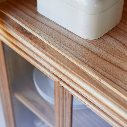 Tikamoon Dubbele vitrinekast van mindihout - Naturel - vtwonen shop