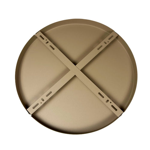 Ylumen plafondplaat rond - 3 lichts - 35  x 2.5   cm - beige - vtwonen shop