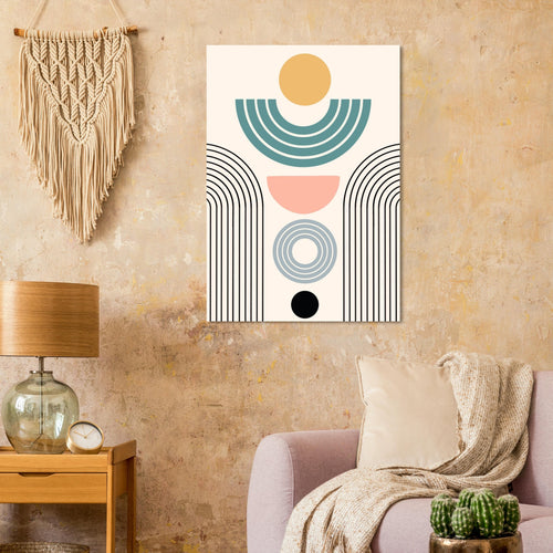 Artfulprints  Boho – Modern sunrise   poster 30x40 cm - vtwonen shop