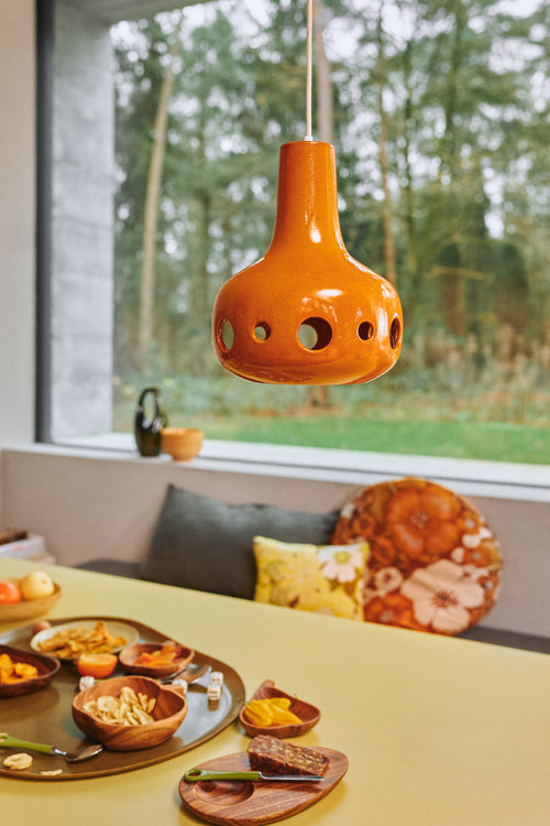 HKLIVING hanglamp Dangle – oranje
