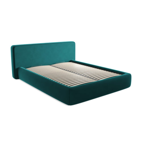 LaMiaSofa Bed met opbergruimte Firenze - velours - marien - 200x225x82