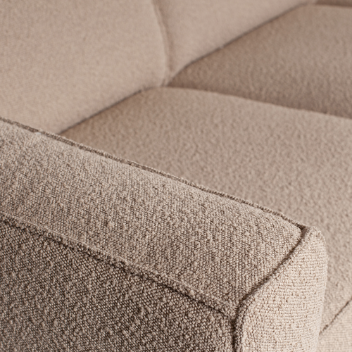 WOOOD 3-zits bank Statement - Boucle - Beige - 77x230x93