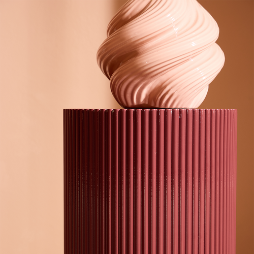 Nest living Asa Houten Bijzettafel Bordeaux Rood - Ø 31 cm - vtwonen shop