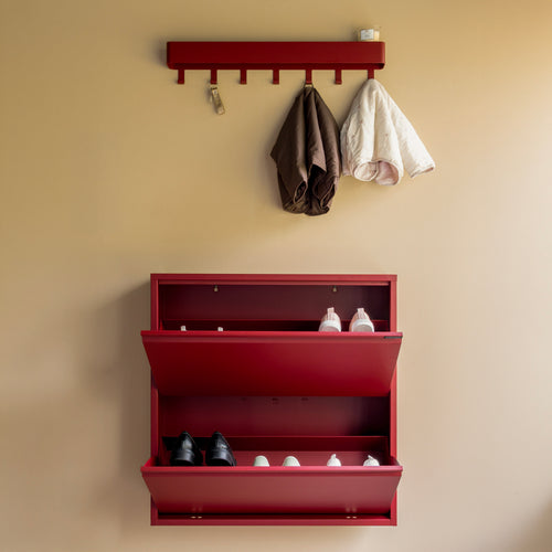 Spinder Design kapstok Dax Play 7 - Burgundy - 7 haken