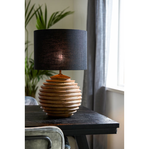 Light & Living lampenkap Livigno - zwart - Ø30cm - vtwonen shop