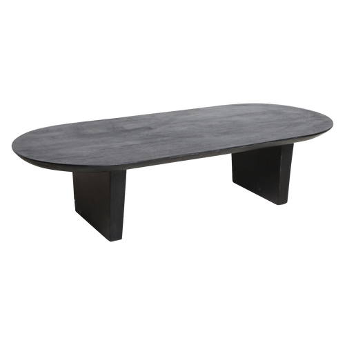 Raw Materials salontafel Bullnose - zwart - 14x60x35 cm - vtwonen shop