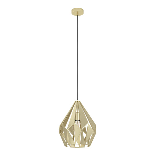 EGLO hanglamp Carlton - e27 - ø 31 cm - goud - vtwonen shop