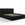 Cosmopolitan Design Opbergbed met dubbel hoofdbord Arendal 160x200cm, structurele stof, blauw - 228x214x97.5cm