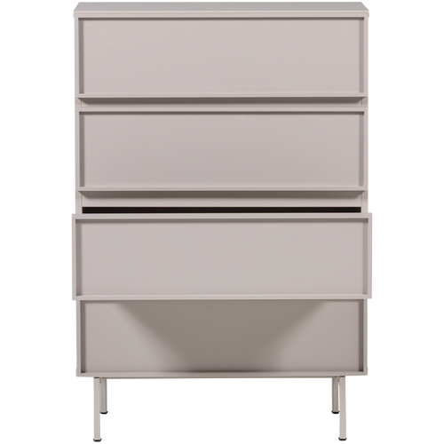 WOOOD ladekast 4 lades Tours - Melamine/MDF - Zand - 102x70x42 - vtwonen shop