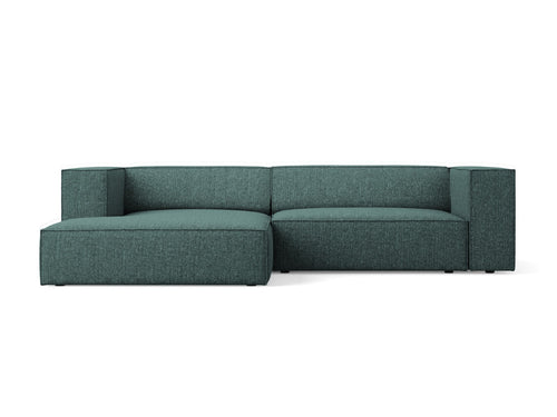 Cosmopolitan Design linker hoekbank Arendal 3-zits, chenille, olie - 166x224x70cm