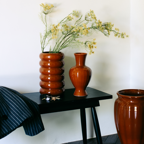 Royal Goedewaagen vaas - Ø19x29,5cm - Deep Terra - vtwonen shop